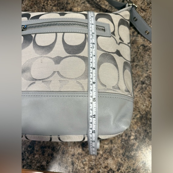 Coach Legacy Signature Crossbody Shoulder Bag Gray G1271-21149 - Picture 10 of 15